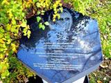 Plaque de Laurent Létourneau. Vue avant