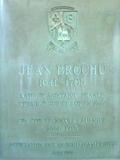 Plaque de Jean Brochu. Vue avant