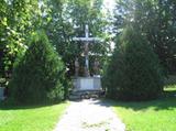 Calvaire du cimetière Saint-Louis-de-Kamouraska. Vue d'ensemble