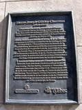 Plaque de Pierre-Joseph-Olivier Chauveau. Vue avant