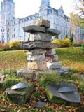 L'Inuksuk. Vue avant