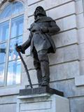 Sculpture (Louis Jolliet). Statue. Vue avant