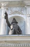 Sculpture (James Wolfe). Statue. Vue avant