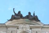 Sculpture (Allégories de la Religion et de la Patrie). Statue. Vue avant