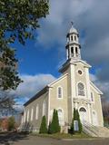 Église de Saint-Joseph-de-Kamouraska. Vue d'angle