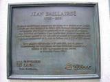 Plaque de Jean Baillairgé. Vue avant