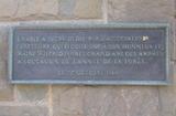 Plaque de l'Association forestière québécoise. Vue avant