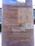 Plaque du monument d'Émile Nelligan. Vue avant