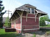 Gare de Rivière-Bleue. Vue latérale