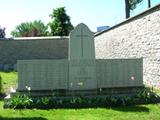 Cimetière des religieuses de l'Hôpital général de Québec. Détail. Vue avant