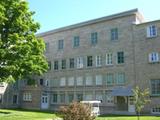 Aile du choeur des religieuses de l'Hôpital général de Québec. Vue arrière