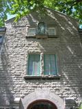 Aile Notre-Dame-des-Anges de l'Hôpital général de Québec. Détail. Vue avant