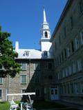 Bâtiment des Récollets de l'Hôpital général de Québec. Vue latérale