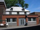 Chaufferie de l'Hôpital général de Québec. Détail. Vue avant