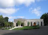 Crématorium du cimetière du Mont-Royal. Vue avant