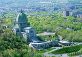 Sanctuaire de l'Oratoire-Saint-Joseph-du-Mont-Royal. Vue aérienne