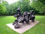 Sculpture (La force). Vue avant