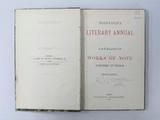Livre (Bossange's literary annual : catalogue of works of note published in France in 1870-1871). Page de titre