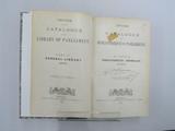 Livre (Index du catalogue de la Bibliothèque du Parlement). Page de titre