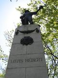 Monument de Louis Hébert. Détail. Vue avant
