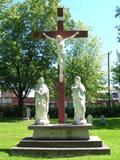 Calvaire du cimetière de l'Hôpital-Général-de-Québec. Vue avant