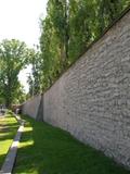 Mur de l'Hôpital général de Québec. Vue d'ensemble