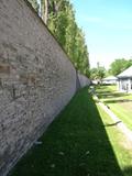 Mur de l'Hôpital général de Québec. Vue d'ensemble