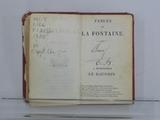 Livre (Fables (Tome I)). Intérieur de l'imprimé avec notes