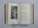 Livre (Poésies de Louis Racine). Intérieur de l'imprimé avec gravure
