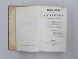 Livre (Histoire comparée des littératures espagnole et française (Tome I)). Page de titre