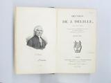 Livre (Oeuvres de J. Delille). Page de titre