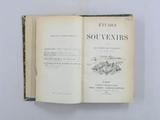 Livre (Études et souvenirs). Page de titre