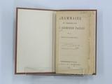 Livre (Grammaire du premier âge avec exercices faciles). Page de titre
