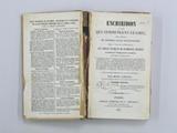 Livre (Enchiridion de ceux qui commencent le grec : pour servir de premier texte d'explication pendant et à mesure que les élèves apprennent les simples éléments de grammaire grecque, accompagné d'exercices gradués). Page de titre avec signature de Pierre-Joseph-Olivier Chauveau