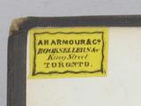 Livre (Railway economy : a treatise on the new art of transport, its management, prospects and relations, ...). Ex-libris (étampe du libraire)