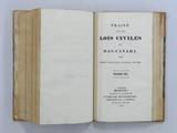 Livre (Traité sur les lois civiles du Bas-Canada (Tomes I à III)). Intérieur de l'imprimé
