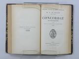 Livre (Concordat ou transaction passée entre le duc Amédée VIII et le clergé de Savoie (1433)). Page de titre