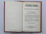 Livre (Catéchisme politique, ou, Élémens du droit public et constitutionnel du Canada : mis à la portée du peuple). Page de titre