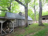 Ancienne cabane à sucre. Vue avant