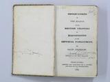 Livre (Observations on the rights of the British colonies to representation in the Imperial Parliament). Page de titre