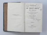Livre (Précis d'un cours sur l'ensemble du droit privé des Romains). Page de titre