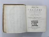 Livre (Vestitus sacerdotum hebraerorum : sive commentarius amplissimus in Exodi cap. XXVIII, ae XXXIX, & Levit, cap. XVI, aliaque loca S. Sripturae quam plurima). Page de titre