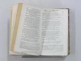 Livre (L'imitation de Jesus-Christ). Intérieur de l'imprimé avec signature