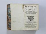 Livre (Des bienfaits). Page de titre