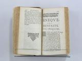 Livre (Des bienfaits). Intérieur de l'imprimé