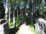 Fondations de l'église de Saint-Georges-de-la-Ouiatchouan. Vue d'ensemble