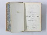 Livre (Oeuvres de Jean Racine (Tome I)). Signatures