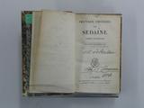 Livre (Oeuvres choisies de Sédaine (Tomes I et II)). Page de titre