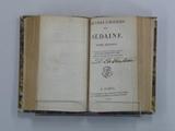 Livre (Oeuvres choisies de Sédaine (Tomes I et II)). Intérieur de l'imprimé avec signature