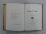 Livre (L'apôtre : drame en trois actes en vers). Page de titre